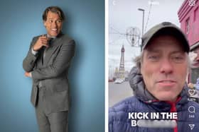 John Bishop suffered a career knockback whilst in Blackpool...