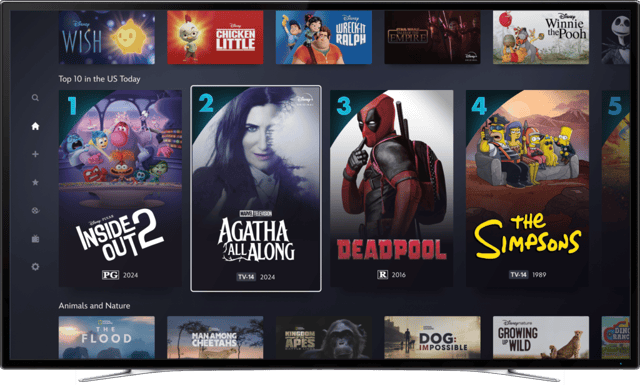 Disney Plus Top 10 list. Photo: Disney Plus