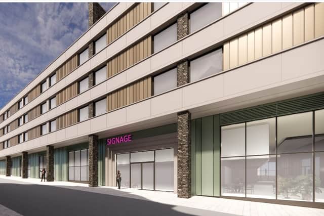 Updated artist's impressions of the proposed hotel opposite the Winter Gardens