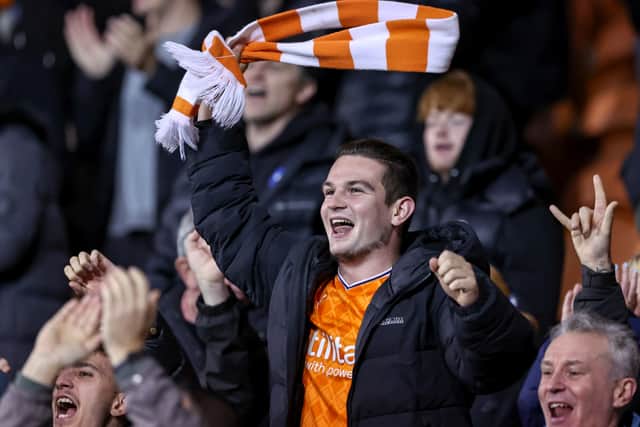 Blackpool fans (Photographer Lee Parker / CameraSport)