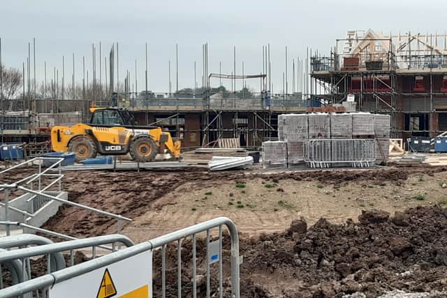 Work underway at the former Bispham School site
