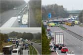 A serious crash closed the M6 in both directions near Garstang