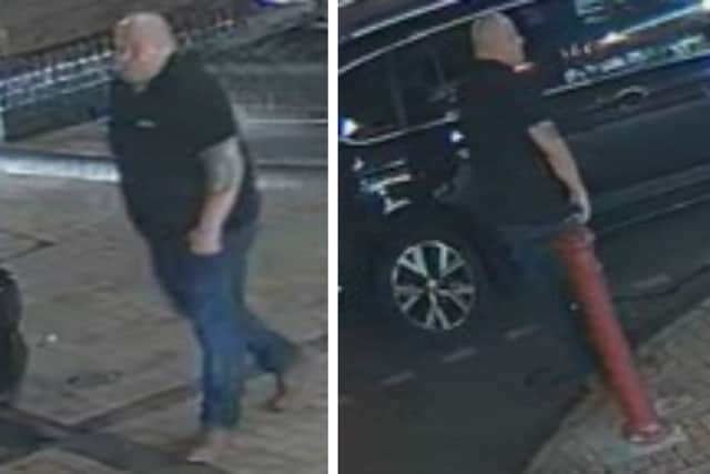 Blackpool Police share images of two men wanted in connection with an ...