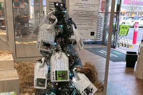 The Make a Wish Christmas Tree for animals in need. 