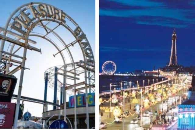 Two of Blackpool's most popualr tourist attractions go head to head.