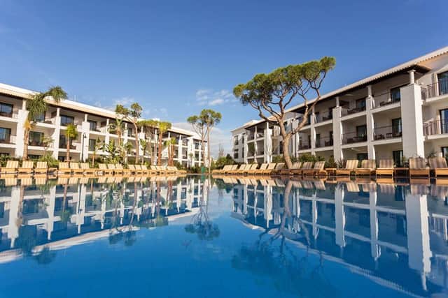 The resort has numerous swimming pools