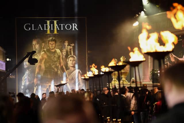 A general view of the Royal Film Performance and Global Premiere of "Gladiator II"