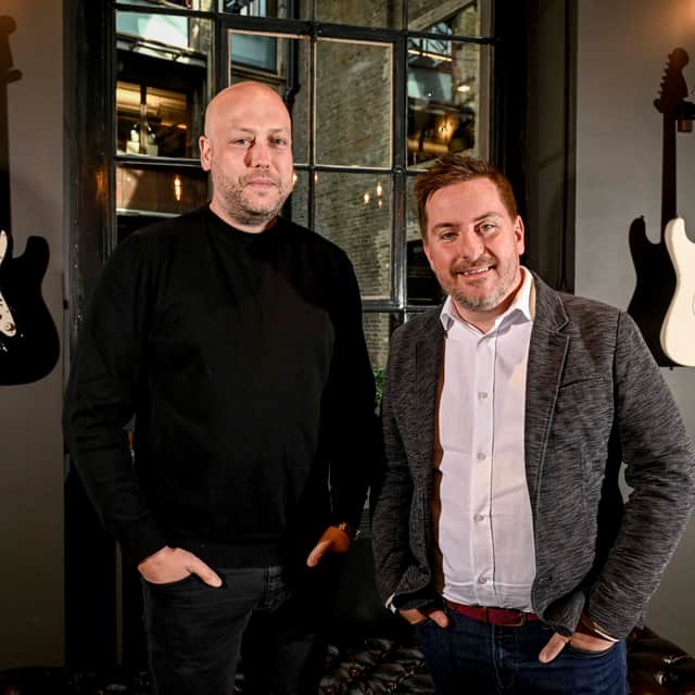 Lytham Festival's co-founders Daniel Cuffe and Peter Taylor