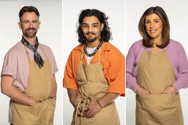Christiaan, Dylan and Georgie have all made it through to the 2024 Great British Bake Off final.