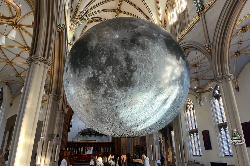 Museum of the Moon at Blackburn Cathedral