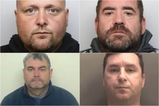 (TOP L-R) Luke Hirst and Morgan Towner (BOTTOM L-R) Guy Remington and Thomas Smith