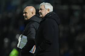 Steve Bruce was all smiles as Blackpool got back to winning ways. The Seasiders won 2-0 at the Memorial Stadium against Bristol Rovers. (Ian Cook / CameraSport)