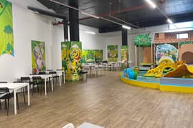 Junglemania soft play area in Blackpool.
