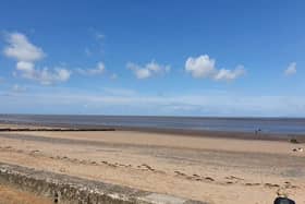 Police have released a statement after finding the body of a man on the beach in Fleetwood