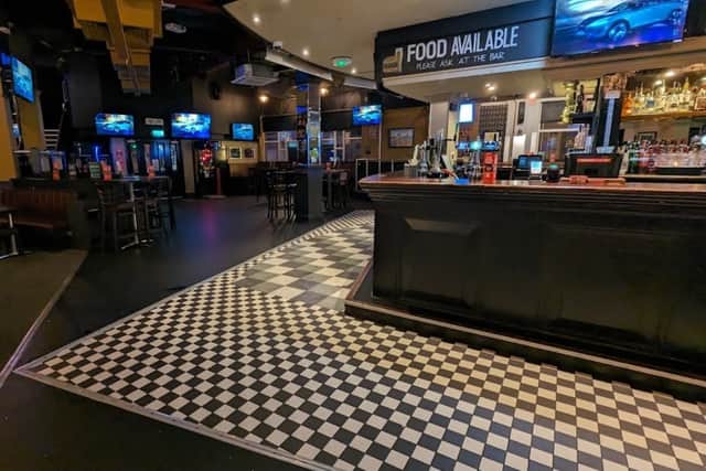 Inside The Manchester at the corner of Lytham Road and the Promenade in Blackpool. The pub underwent a £176,000 revamp in 2019.