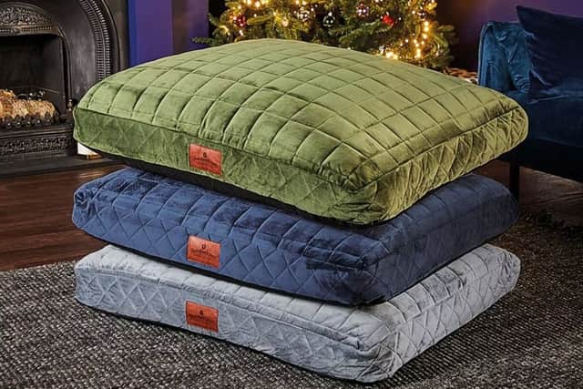 The plush beds are perfect for dogs of all shapes and sizes