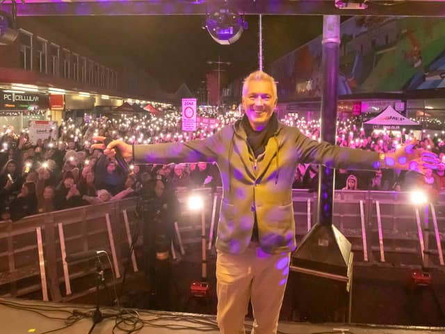 More than 12,000 people turned out to watch Martin Kemp perform in Accrington