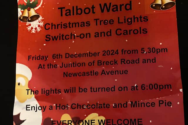 The event kicks off at 5:30pm and the lights are switched on 6pm.