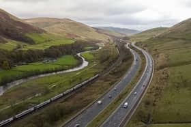 The M6 near the Lune Gorge