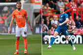 Jordan Rhodes is ruled out of Blackpool's trip to Shrewsbury Town. Morgan Feeney has a fighting chance of playing in the EFL League One fixture. (Image: Pete Norton and Jess Hornby/Getty Images)