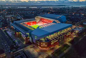 A teenager from Lancashire has been charged with tragedy chanting during Sunday's Premier League match at Anfield