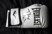 A boxing glove signed by Tyson Fury will be one of the items to be auctioned at the launch party