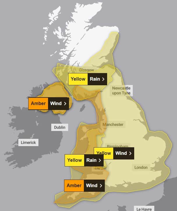 Storm Darragh to bring 80mph winds to Lancashire as Met Office issues ...
