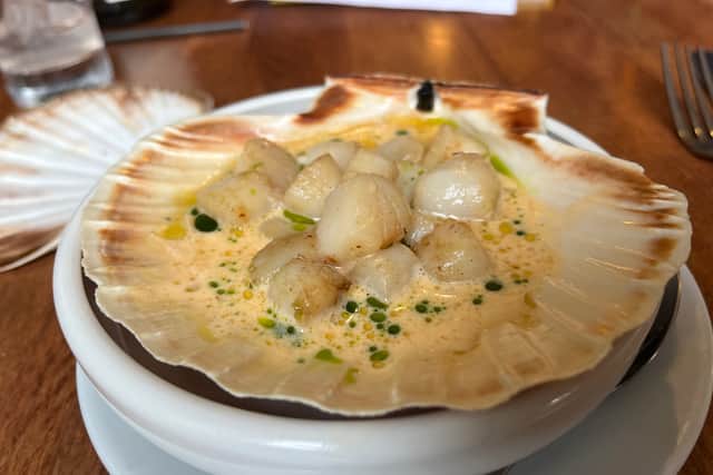 The scallop starter