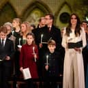 Catherine, Princess of Wales is set to be joined by her husband Prince William for her fourth ‘Together At Christmas’ Carol concert, which is taking place from Westminster Abbey. Here she is with her family at the same event last year. Photo: Aaron Chown-WPA Pool/Getty Images