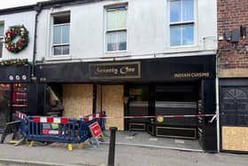 An investigation has been launched into the cause of a fire at an Indian restaurant in Poulton-le-Fylde