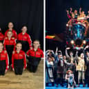 Eight girls - Left to Right Back row Rosie Wright, Lexie-Kate Wilson, Harper Hughes, Middle - Ruby Coulter, Sophia Billington, Lola WebbFront - Abigail Hardwick, Chelsea Keightly - from Barbara Jackson Theatre Arts Centre have joined the cast of Chitty Chitty Bang Bang when it comes to Blackpool.