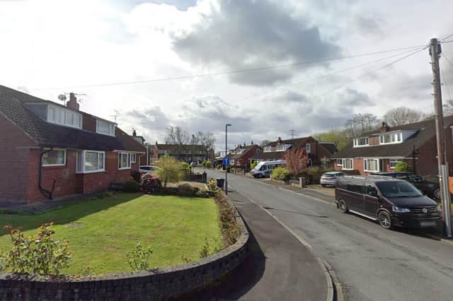 The man, aged in his 50s, died at the scene of the house fire in Riversedge Road, off Slater Lane, Leyland