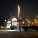 Emergency crews were called following concerns a person was in the sea near North Pier in Blackpool