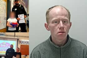 Shoplifter Alan Morris, 31, escaped from police by hiding between a bin shed and a bush in a front garden - but two quick-thinking 6-year-old girls spotted him and, realising officers were looking for him, pointed him out leading to his arrest