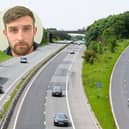 Jamie Duxbury was drunk and speeding in his Ford Kuga when he collided with the victim who was riding his Harley Davidson motorcycle.