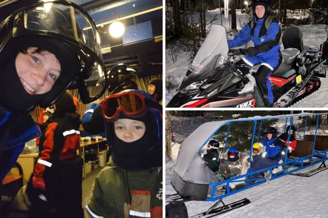Snowmobiling is a brilliant way to experience the stunning winter wonderland that is Lapland