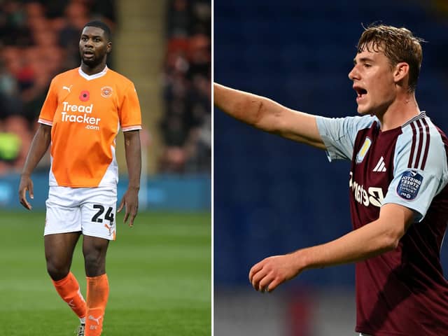 Blackpool and Aston Villa will both be without several players for their Vertu Trophy tie. Odelunga Offiah will be ineligible after playing for Brighton & Hove Albion. (Image: Pete Norton and Gareth Copley/Getty Images)