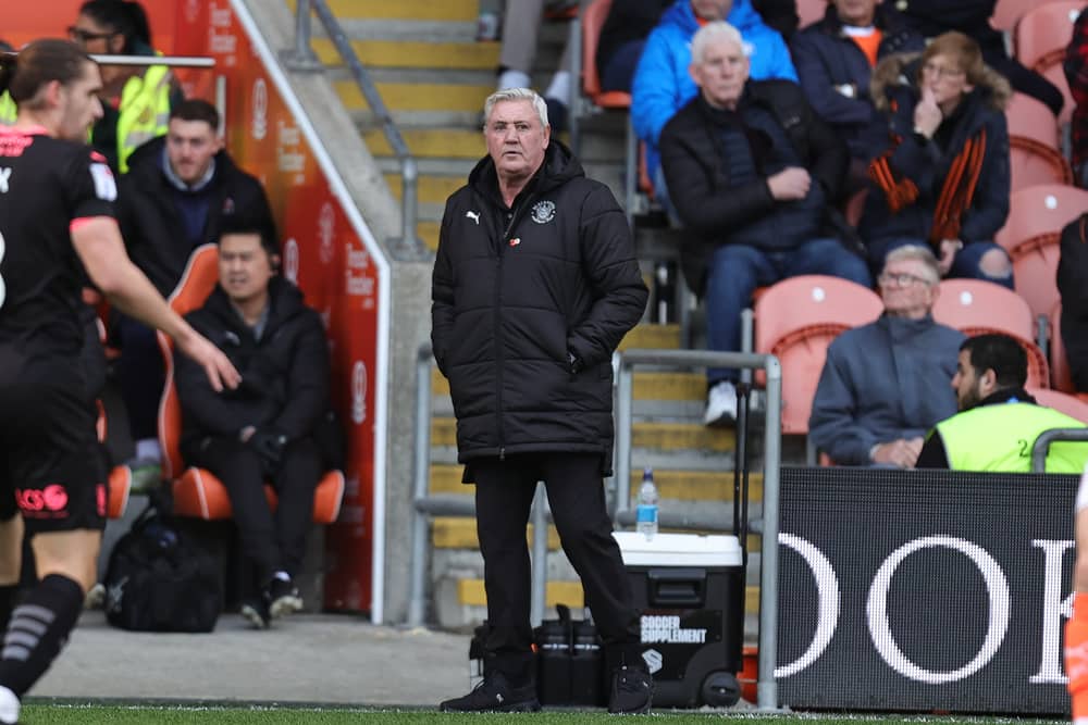 Steve Bruce could ring the changes against Aston Villa. Blackpool take on Bruce's former club in the EFL Trophy. (Photo by Pete Norton/Getty Images)