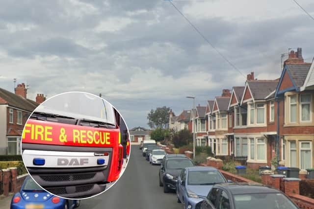 Eight fire engines responded to a large blaze at a home on Henson Avenue, South Shore