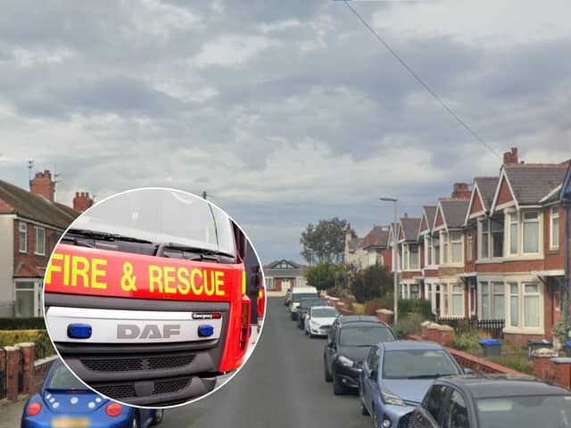 Eight fire engines responded to a large blaze at a home on Henson Avenue, South Shore