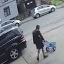 Sindeep Singh, wheeling a trolley home to transport his mother's body. 