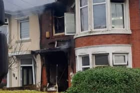 The Hobson's home on Henson Avenue, South Shore, was ravaged by the huge blaze