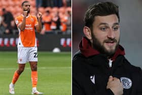 CJ Hamilton has returned to training with Blackpool. Charlie Goode could make his return to Bloomfield Road with Stevenage. (Image: Lee Parker/CameraSport and Pete Norton/Getty Images)