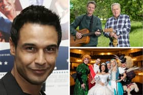 Chico, the Houghton Weavers and the cast of Cinderella panto are all in Lancashire next week.