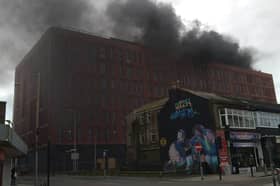 A fire broke out at the new Civil Service Hub offices at Talbot Gateway in Blackpool. Fire crews were quickly at the scene where thick black smoke was seen billowing from the roof of the £100million office block, which was due to open