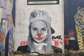 One example of Blackpool's amazing urban art