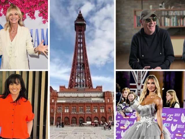 Take a look at the 15 most famous people from Blackpool