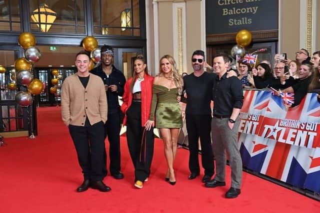 The BGT judges in Blackpool in October