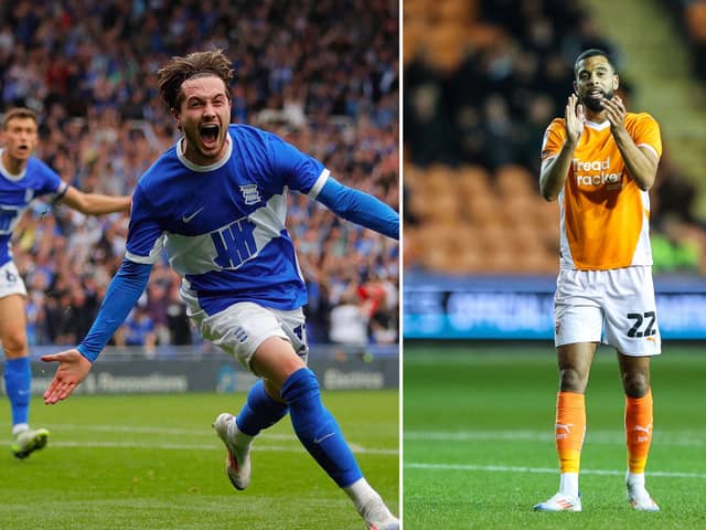 Scott Wright hasn't played for Birmingham City for a couple of months. Blackpool are being cautious with CJ Hamilton.(Malcom Couzens/Getty Images and Alex Dodd/CameraSport)