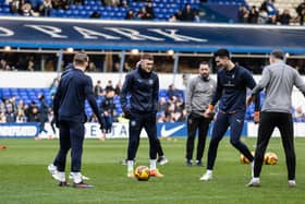 Elkan Baggott was involved in the warm-up (Photographer Andrew Kearns / CameraSport)
